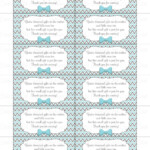 Thank You Baby Shower Printable Tag Labels Printable Baby
