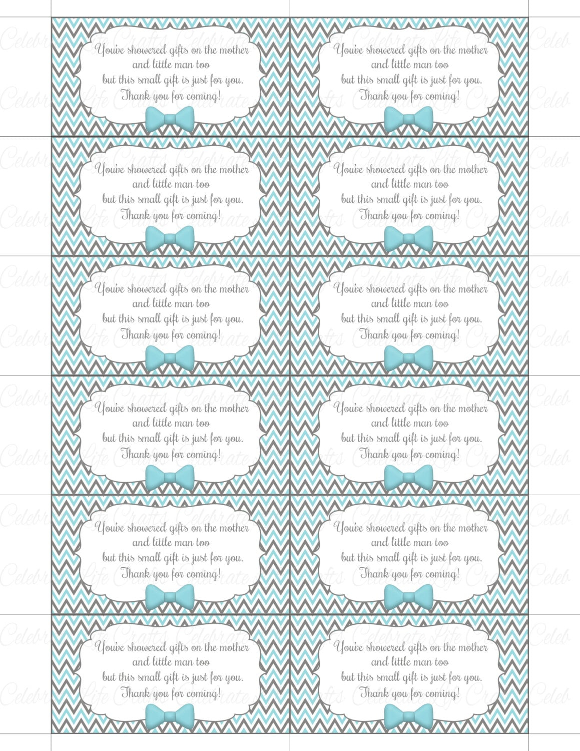 Thank You Baby Shower Printable Tag Labels Printable Baby
