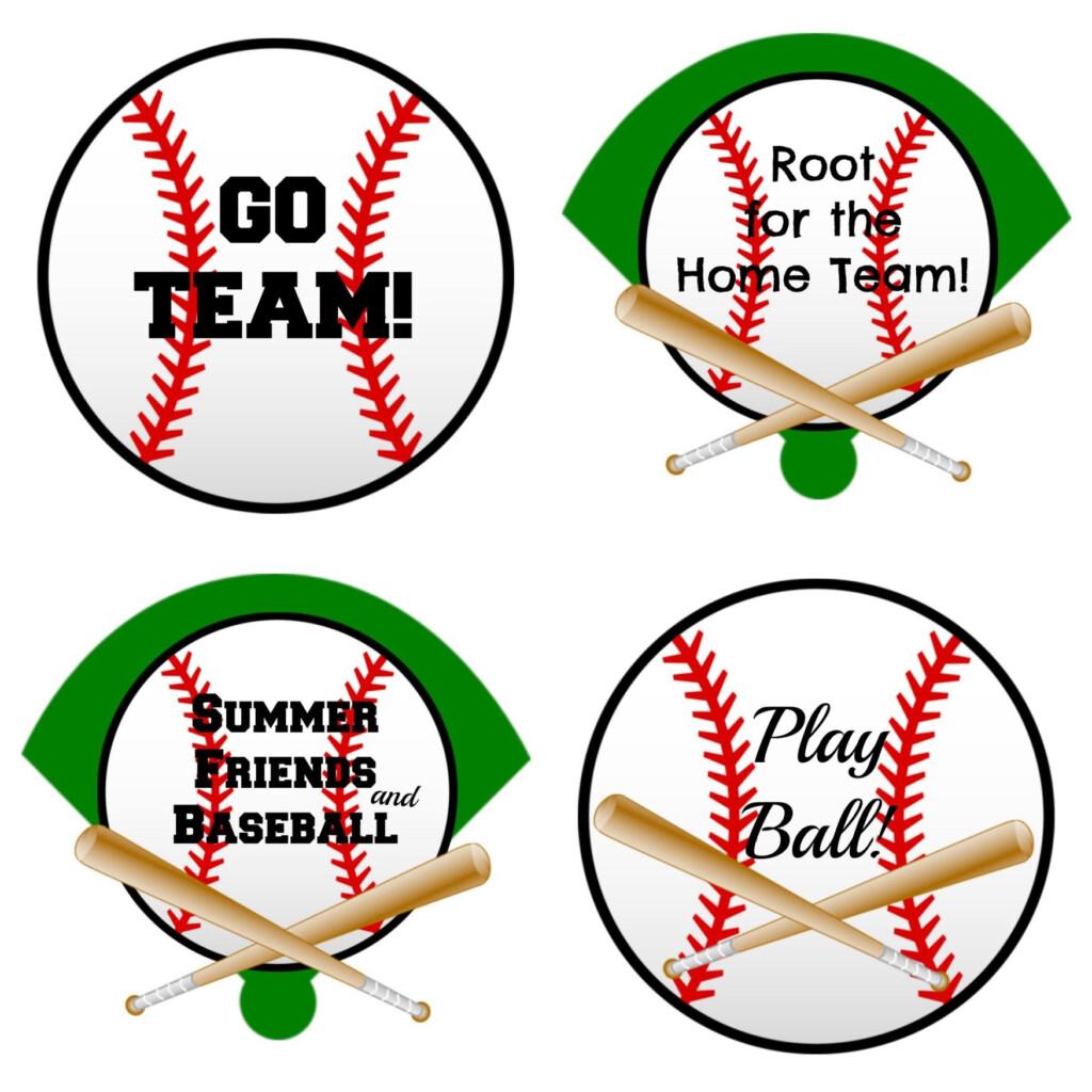 How To Make Printable Tags For Baseball Snack Bags Baseball Snacks 