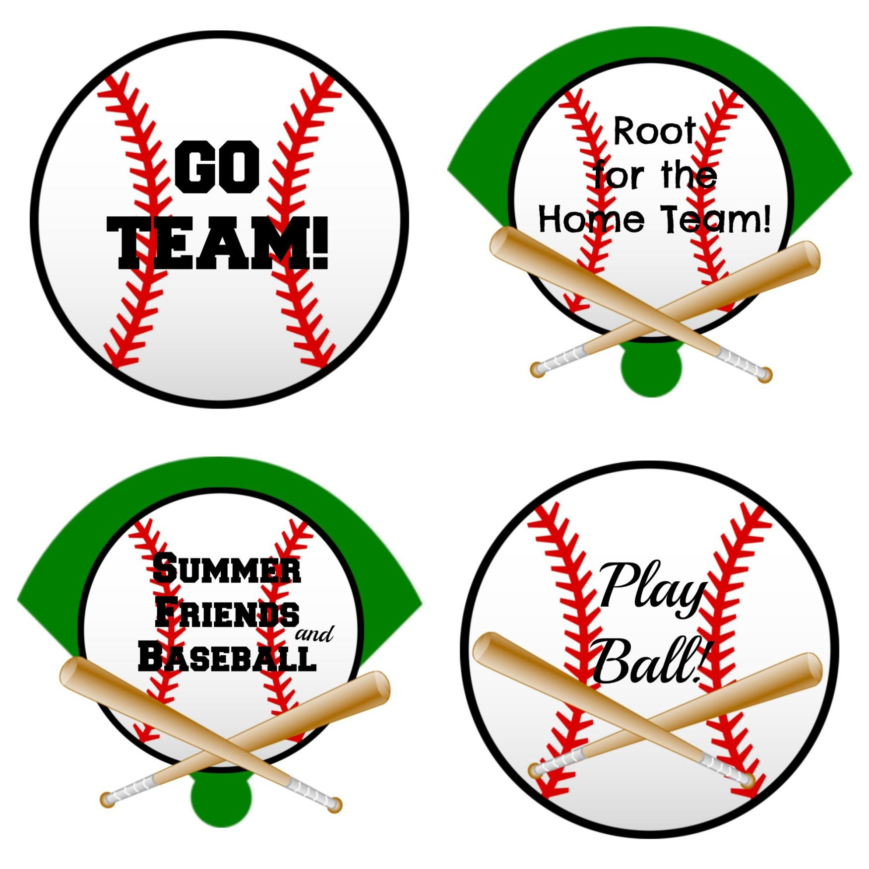 How To Make Printable Tags For Baseball Snack Bags Baseball Snacks