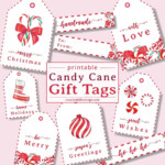 Candy Cane Gift Tags DIY Holiday Gift Tags