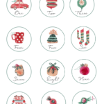 Christmas Advent Tag Ornaments Free Printable Finding Home Farms