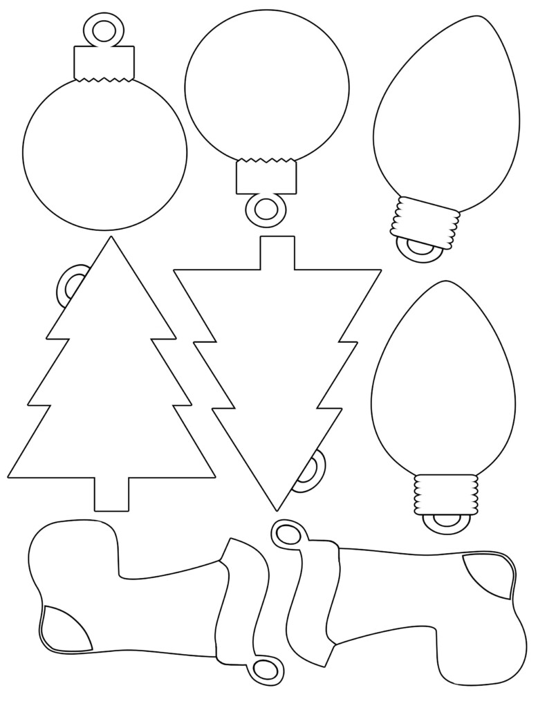 Free Printable Felt Christmas Ornament Patterns Free Printable A To Z