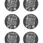 Holiday Hot Cocoa Mix Labels Inexpensive Holiday Gifts Homemade Hot