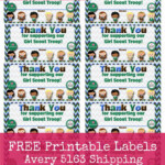 Fashionable Moms Free Printable Thank You Labels For Cookie Boxes