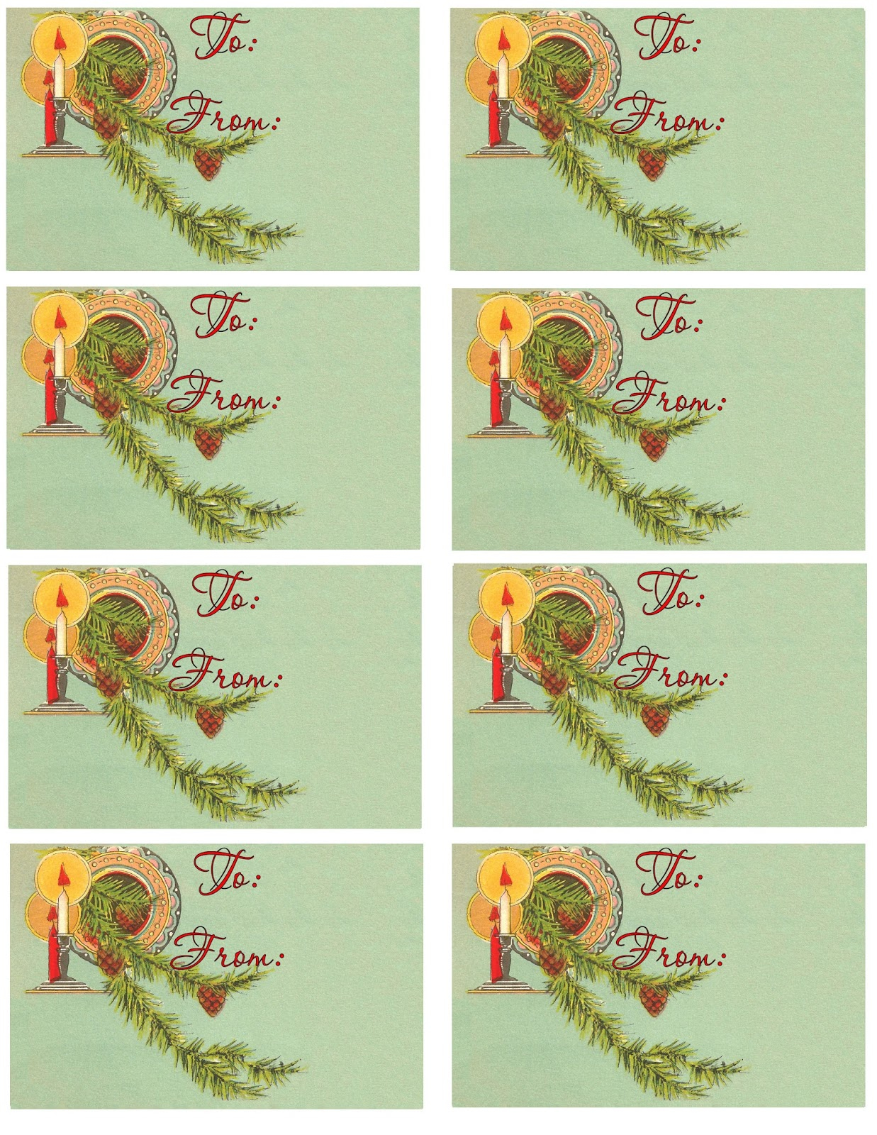 The Graphics Monarch Digital Christmas Gift Tag Designs Printable