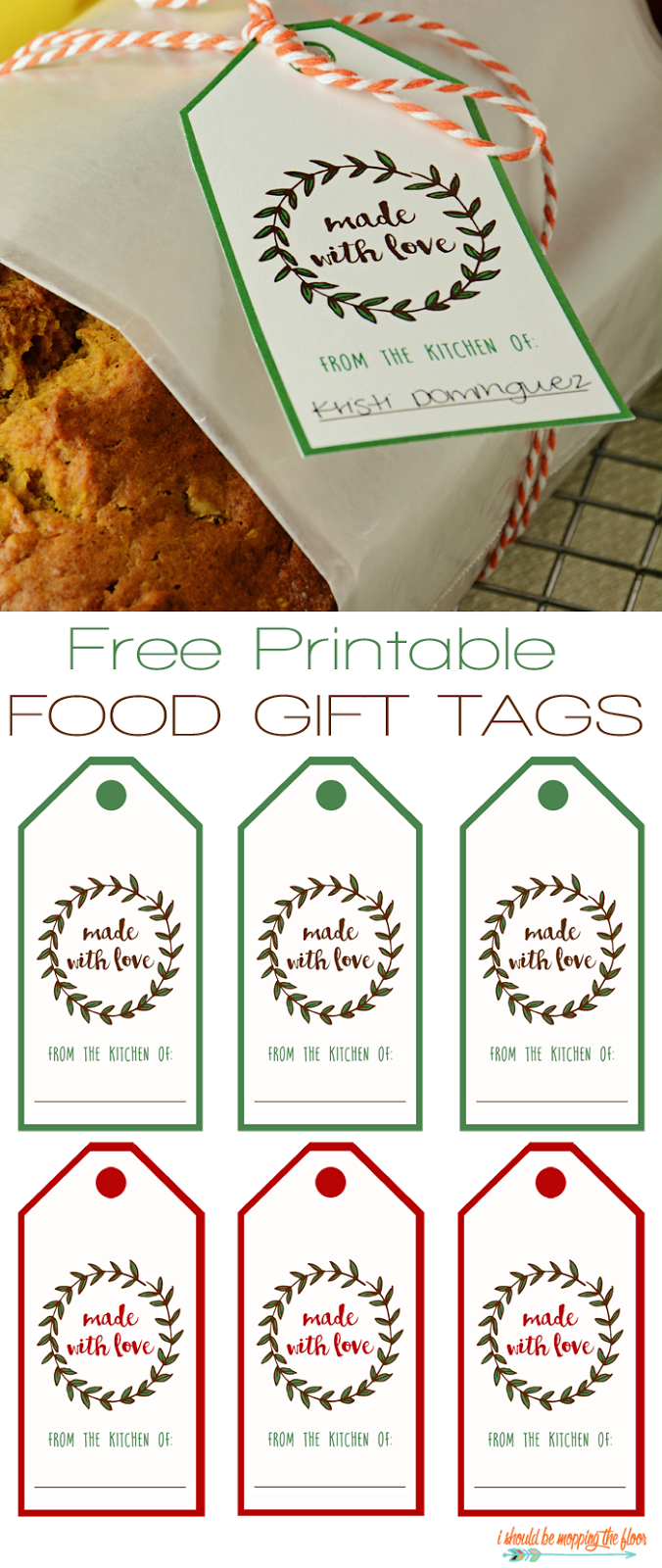 Free Printable Food Gift Tags Food Gifts Tags Easy Homemade Gifts