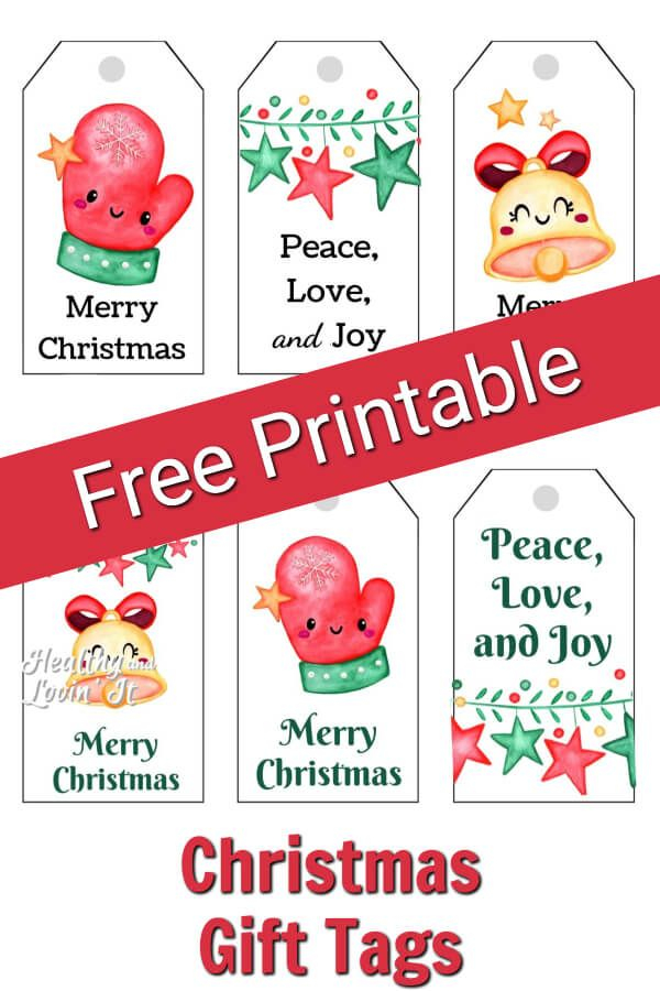 Free Printable Christmas Gift Tags Super Cute And Simple DIY Tags