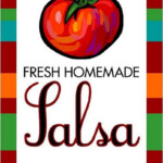 Salsa Label Free PDF Printable Homemade Salsa Canning Homemade