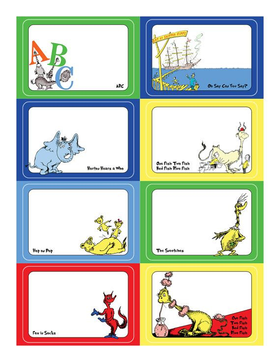 Image Result For Dr Seuss Printables Classroom Name Tags Classroom 