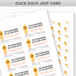 Duck Duck Jeep Tag Card 2