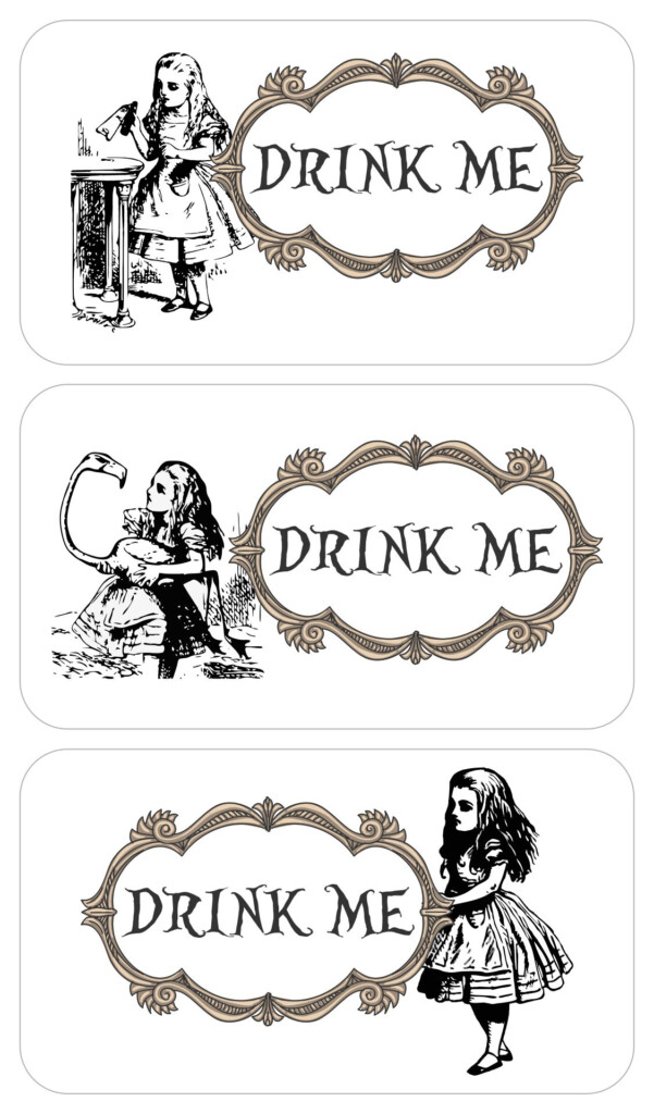 7 Best Eat Me Drink Me Printable Templates Printablee