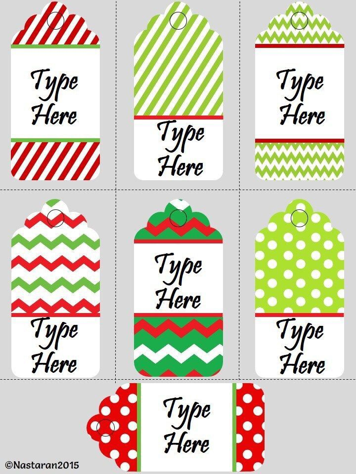 Christmas Gift Tags Editable Editable Christmas Gift Tags Free