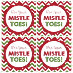 8 Best Christmas Mistletoe Gift Tags Printable Free Printablee