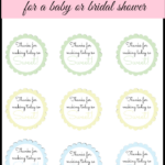 Free Printable Baby Shower Favor Tags In 20 Colors Play Party Plan