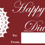 Diwali Gift Tag Printable Gift Tag