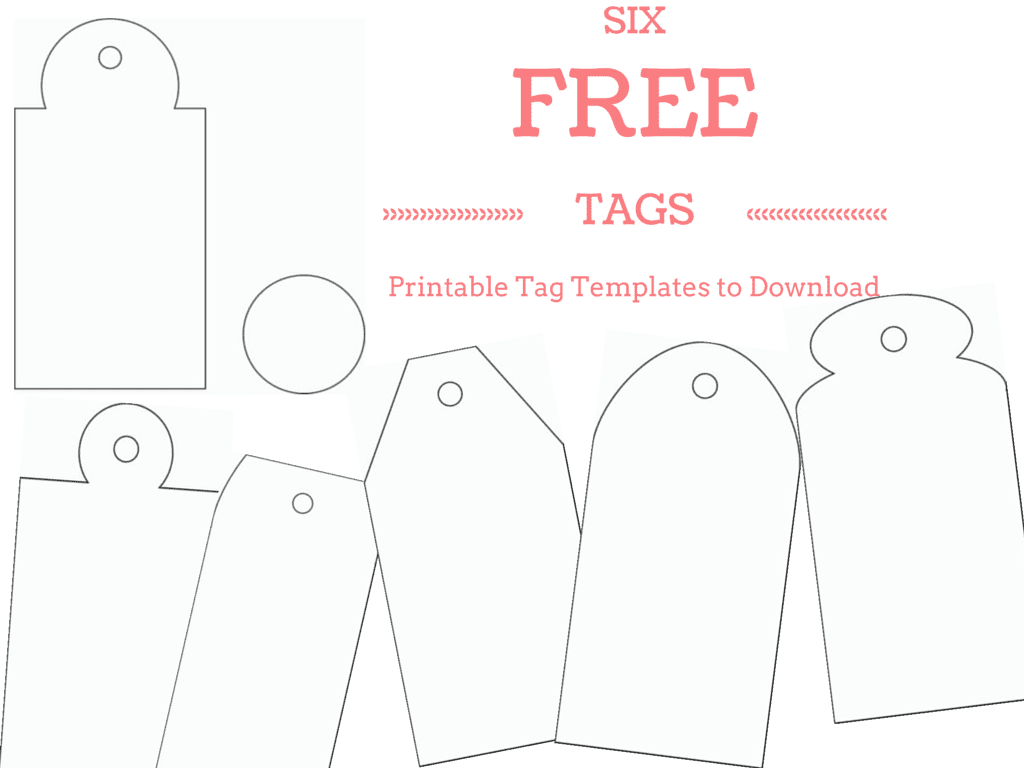 6 Free Printable Gift Tag Templates