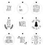 50 Free Printable Christmas Gift Tags Also Blank Templates