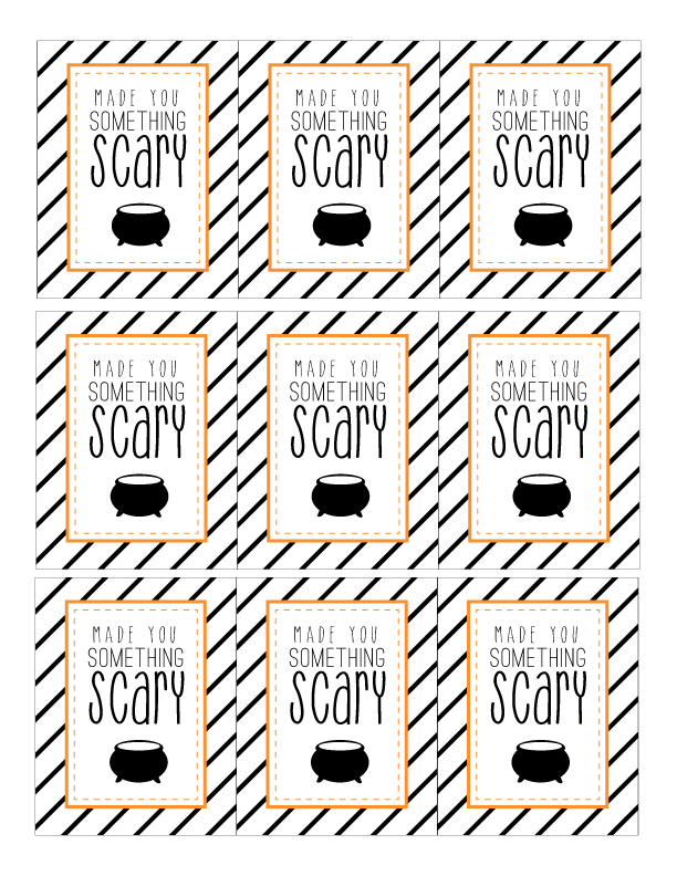 Halloween Gift Tags Free Printable Short Stop Designs