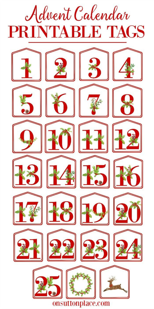 Christmas Alphabet Printables On Sutton Place Christmas Advent 