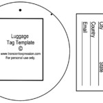 Luggage Label Template Printable Label Templates