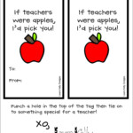 Apple Teacher Printable Tag FREE And Great To Add To Any Teacher Gift