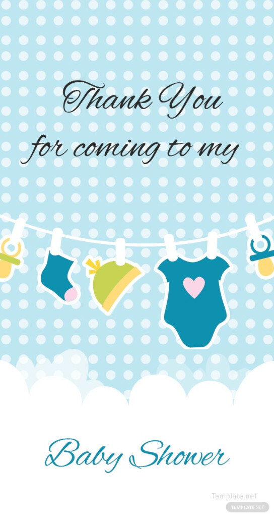 Free Baby Shower Thank You Tag Template In Adobe Photoshop Microsoft 