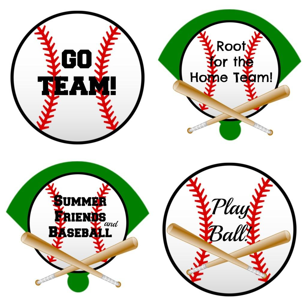 How To Make Printable Tags For Baseball Snack Bags Baseball Snacks 