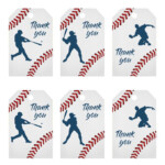 INSTANT DOWNLOAD Printable Baseball Thank You Hang Tags WingsWebDesign eu