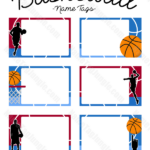 Printable Basketball Name Tags Name Tag Templates Tag Templates