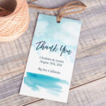 Ocean Editable Favor Tags Thank You Tags Ocean Or Beach Theme