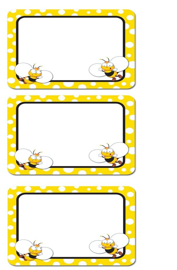 Bee Name Tag Preschool Name Tags Preschool Names Bee Classroom