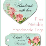 Free Printable handmade Tags Shabby Art Boutique