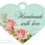 Free Printable handmade Tags Shabby Art Boutique