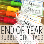End Of Year Gift Bubble Tags Sparkling In Second Grade Student