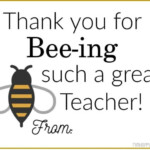 Burt s Bees Teacher Appreciation Gift With Printable Gift Tag Fun