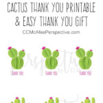 Perspective By CCMcAfee Cactus Thank You Tags BLOG Gift Tags Diy