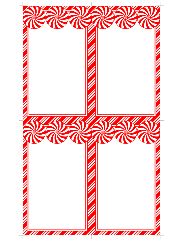 Peppermint Printables Christmas Card Templates Free Christmas Card 