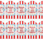 INSTANT DOWNLOAD Circus Favor Tags Sticker Carnival Party Tags