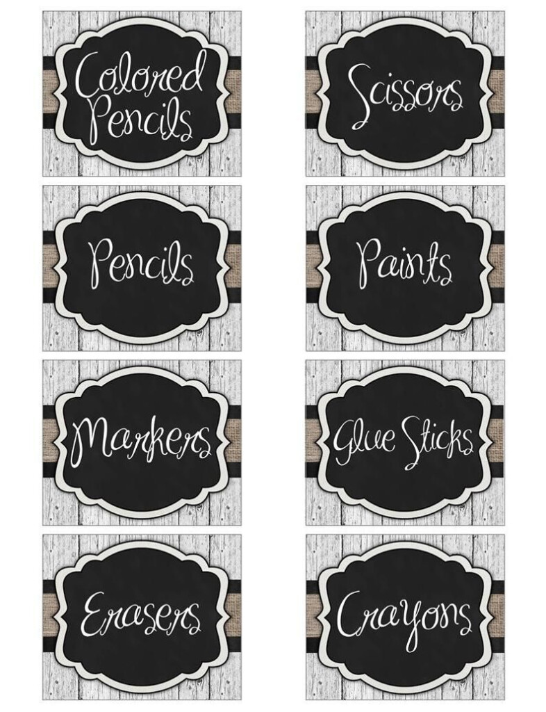 Printable Rustic Farmhouse Tags Classroom Tags Cubby Tags Etsy In 