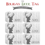 Free Printable Deer Gift Tags The Cottage Market