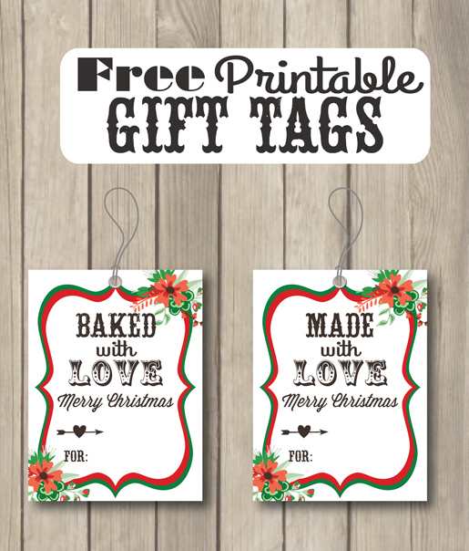 Baked With Love Free Printable Gift Tags SohoSonnet Creative Living
