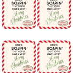 Christmas Soap Gift Soap Gift Tag Neighbor Christmas Gifts