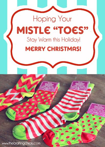 Mistle Toes Christmas Socks Gift Tag Free Printable Free 