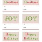 Tinker Tinker Craft 20 Christmas Gift Tags Free Printables