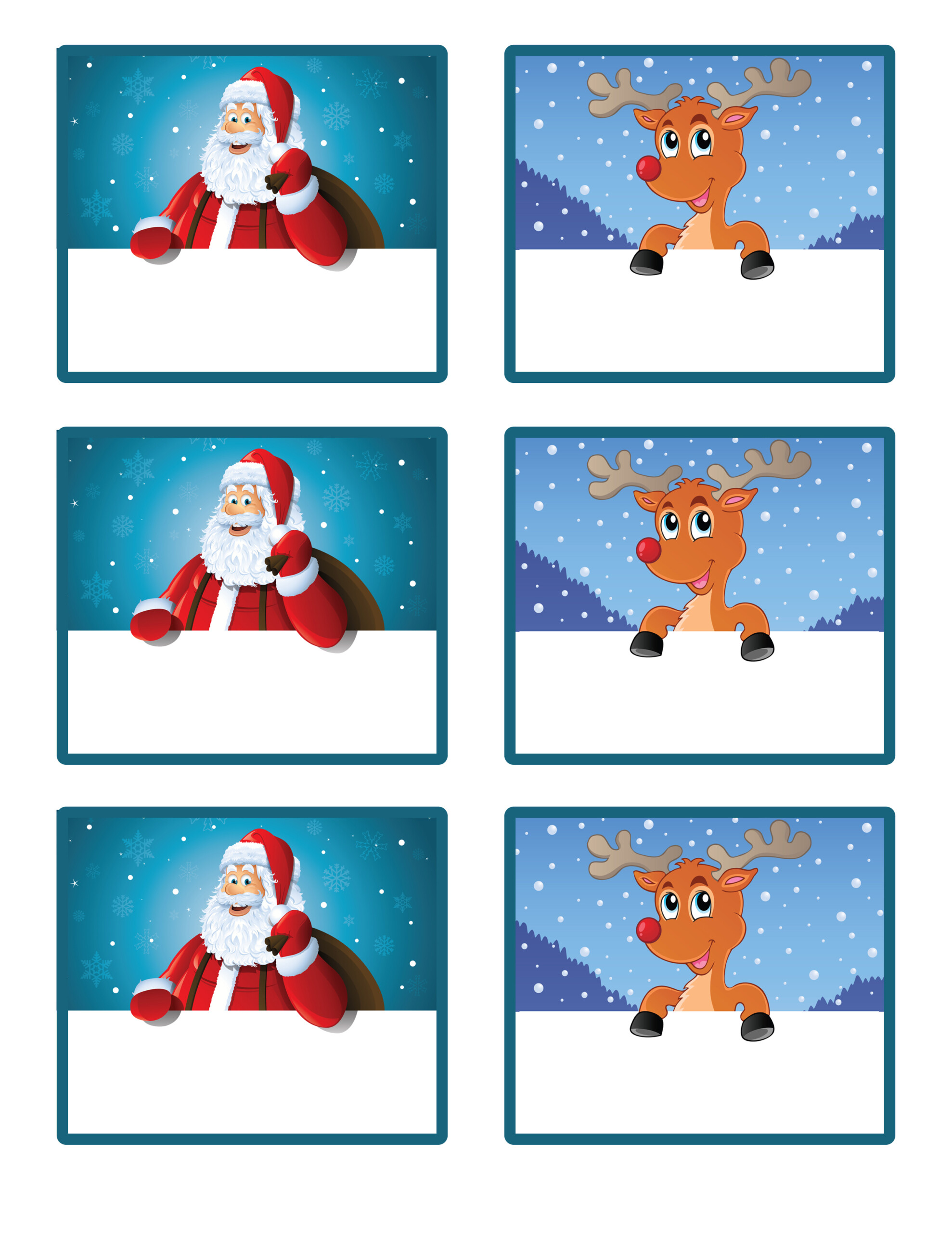 Santa s Little Gift To You Free Printable Gift Tags And Labels