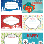 Fun And Colorful Christmas Labels Free Printables Free Christmas