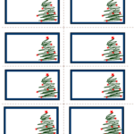 12 Free Christmas Printable Label Template Design Images Free