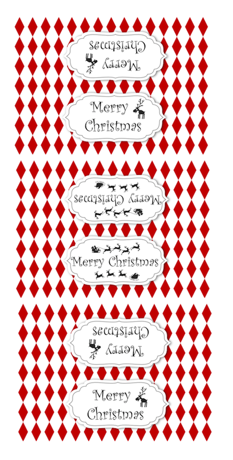 FREE Printable DIY Christmas Treat Bag Toppers Christmas Treat Bags 