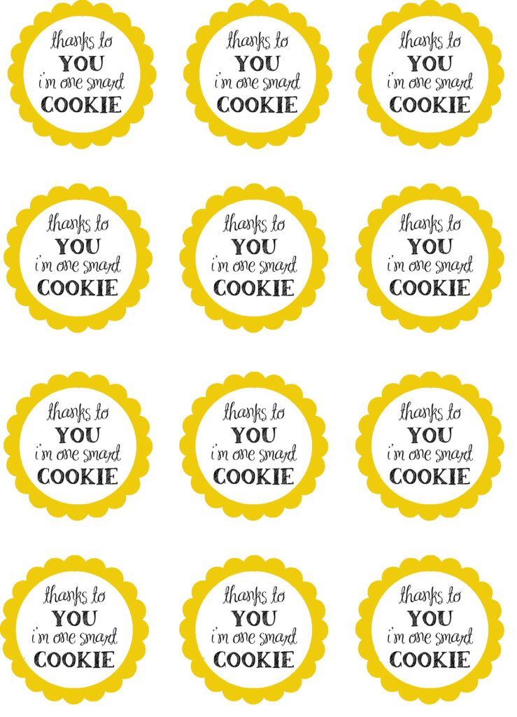 Your One Smart Cookie Printable With Images Smart Cookie Printable 